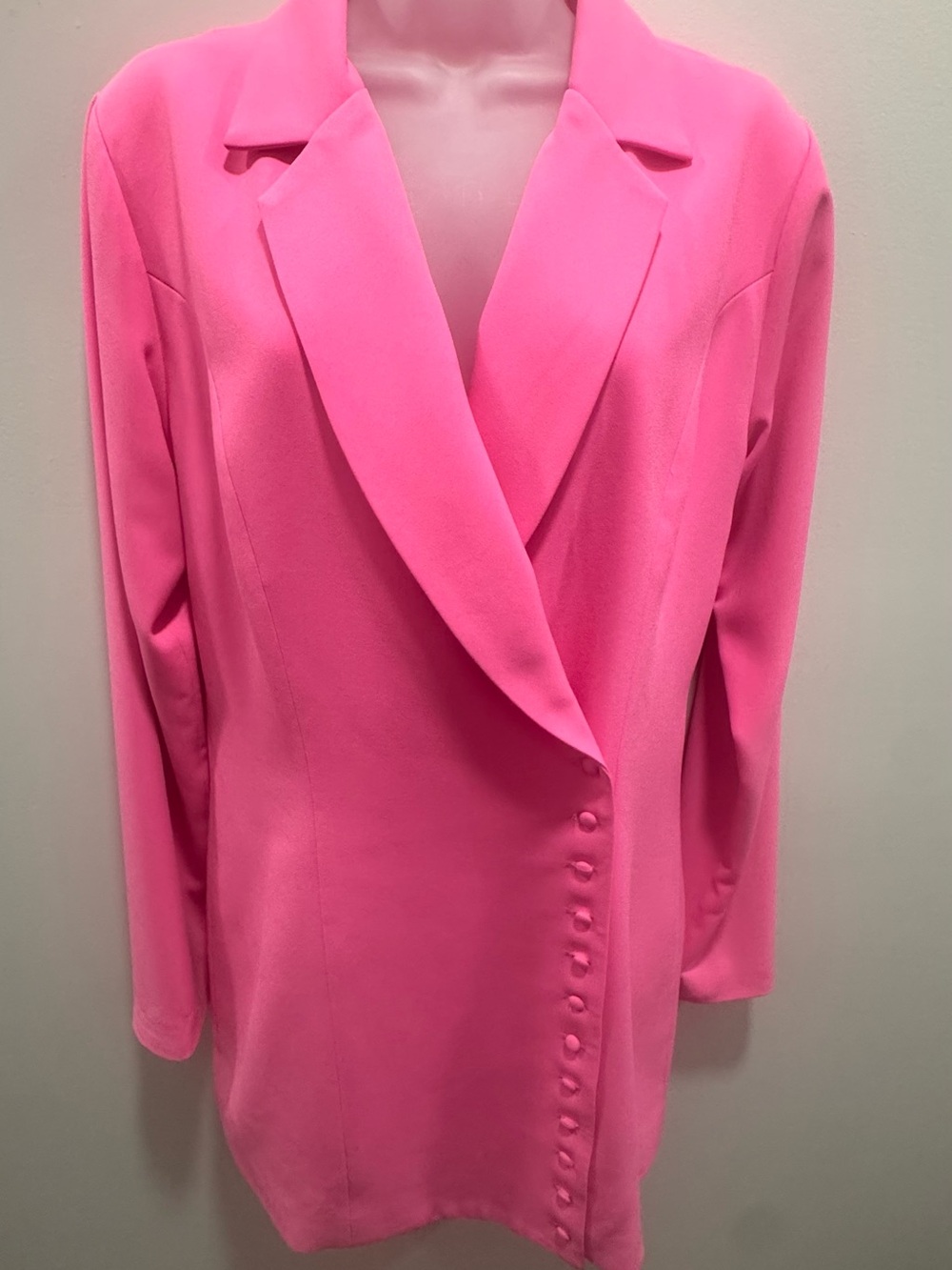 superdown Hot Pink Long Blazer